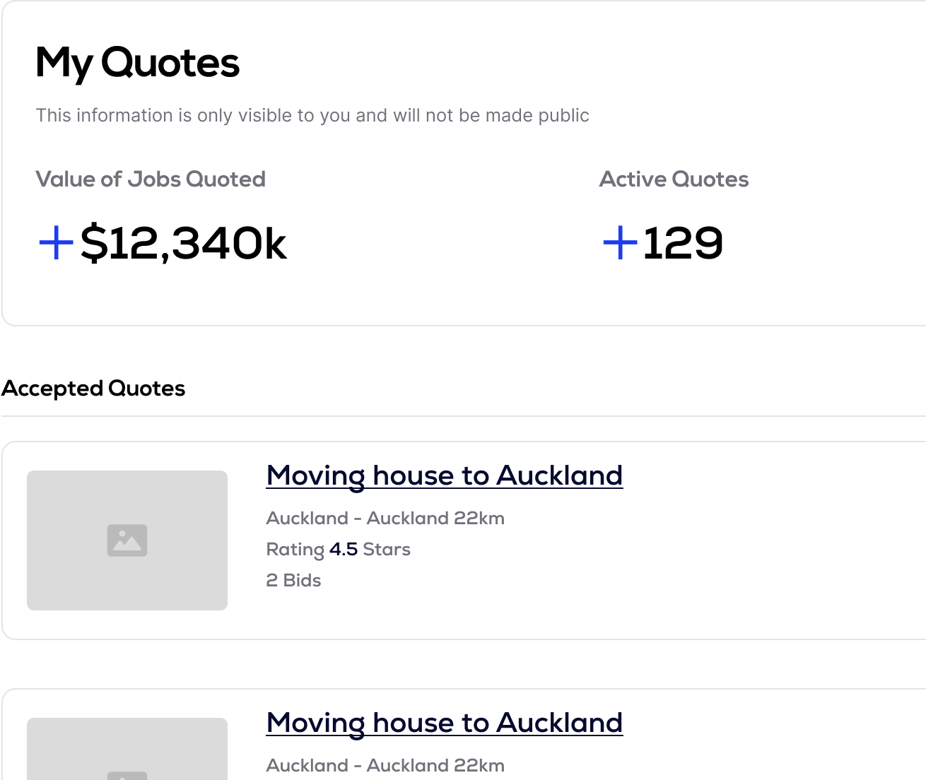 Moving services